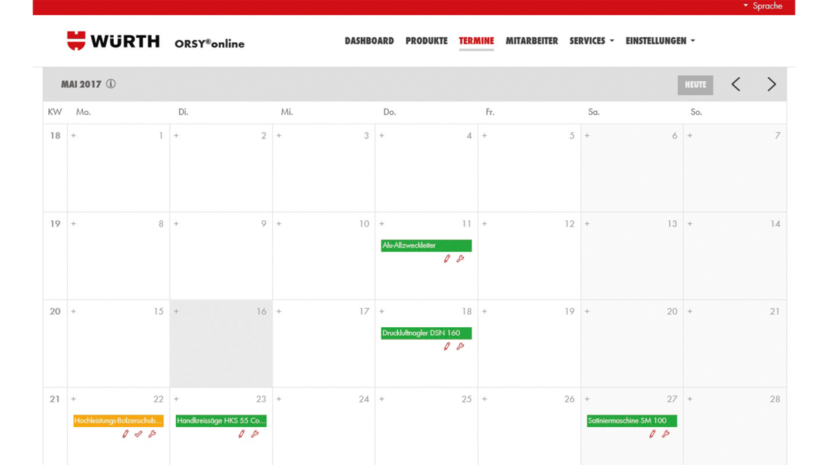 Bakım planları dijital olarak saklanır